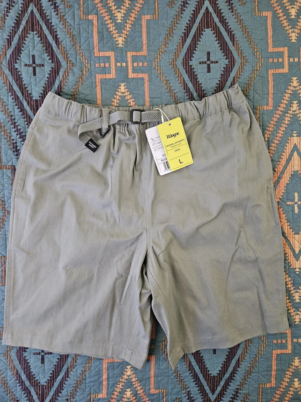 Men's Rungne Highballer Shorts. NWT. Labeled As Climbing Shorts.